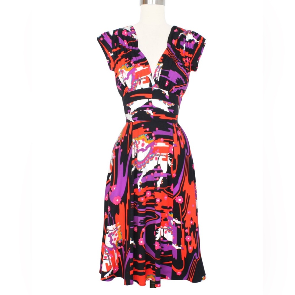 1940s Dress by Trashy Diva in Carousel Ponies Size 20 - Picture 9 of 10